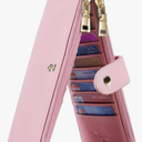 Travelambo RFID Wallet Women Large Size Bifold Multi Card Wallet Case with Zipper Pocke Credit Card Holder for Women