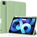 Divufus Case for iPad Pro 11 inch 4th/3rd/2nd Generation, Lightweight Slim Auto Sleep/Wake Smart Cover Soft TPU Back Case with Pencil Holder for iPad Pro 11" 2022/2021/2020, Matcha Green