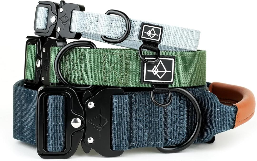 Made to ROAM Premium Dog Collar - Adjustable Heavy Duty Nylon Collar with Quick-Release Metal Buckle (Alaska Daybreak, Classic Size 1)