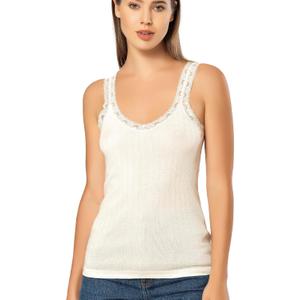 VAVONNE Camisole for Women, All Cotton, Airy Soft Comfy Tank Tops Cami Undershirt (XL)