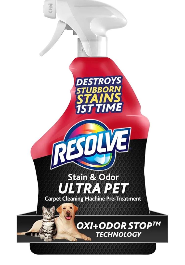 Resolve Ultra Pet Carpet Cleaner Spray – for Removal of Pet Stains & Odors, 32oz