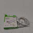 Belkin BoostCharge Braided USB-C to USB-A Cable (2M/6.6ft) for iPhone 16, iPhone 16 Pro, Samsung Galaxy S25, S24, Pixel 9, iPad Pro, Nintendo Switch 2, Carplay & More - White