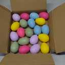 Waipfaru 20 Pcs Easter Eggs, 2.4'' Plastic Speckled Easter Eggs and Vase Filler, Pastel Easter Eggs for DIY Spring Farmhouse Home Table Easter Decorations (Blue, Yellow, Pink, Purple, Green)