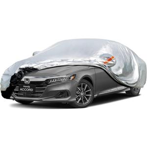 Car Cover Custom Fit Honda Accord (1990-2025) Waterproof for Automobiles, Oxford Sun Rain Dust Snow Protection (Ships from US Warehouse, Delivery 3-8 Days) (Single Layer-Oxford)