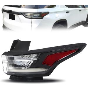 LABLT Tail Light Assembly Replacement for 2018 2019 2020 Traverse Brake Light Right Side w/Redline Pkg Replacement for 84618035