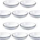 Ceramic Seasoning Dishes,Small Dip Bowls Set of 20, Ceramic Side Dishes Bowl, Sushi Dipping Bowl, Suitable for Ketchup, Sushi Dippingappetizerseasoning Kitchen Tableware (10)