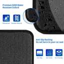 2 Pack Large Car Seat Protectors for Child & Baby, Thick Padding Waterproof, Auto Vehicle Leather Seats & Dog Mat Cover Pads, Grey