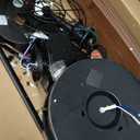 60 Inch Farmhouse Ceiling Fan with Light and Remote, Black Industrial Caged Flush Mount Ceiling Fans with 6 Speed Reversible Motor and Dual Finish 5 Blades, Rustic Ceiling Fan for Living room, Bedroom