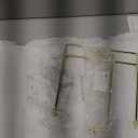 MyGift Modern Marble Cookbook Stand, Kitchen Countertop Recipe Holder Stand with Brass Tone Metal Rail (White)