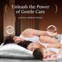 100% Pure Mulberry Silk Pillowcase for Hair and Skin - 22 Momme 6A Zippered Silk Pillow Case-King 20"x36" Gifts for Women(Pack of Silk Pillowcases and Eye Mask Set) (Silver Grey)