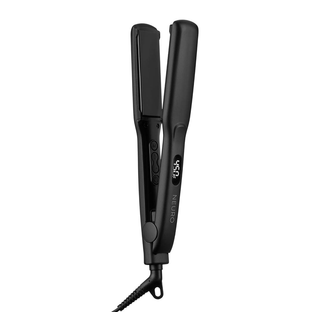 Neuro by Paul Mitchell Smooth 1.25" Ceramic Straightening & Styling Iron, Travel Flat Iron, Dual Voltage For Worldwide Use, Classic Plate Size For Smooth Styles