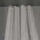 Mahjong All-in-One Tile Rack & Pusher, Acrylic Mahjong Combo, Enhanced Mah Jongg Tile Holders Set of 4 with 3 Goldern Dics (Beige White)