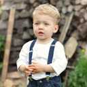 6 x trilece Child Kids Boys Girls Toddlers Infant Baby Suspenders Adjustable Y Back Suspenders (5 Months to 6 Years)