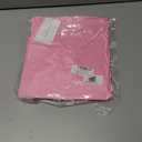 Alaster Queen Womens 2025 Summer T Shirt Pleated Dress Short Sleeve Casual Swing Tunic Dress with Pockets (Pink)