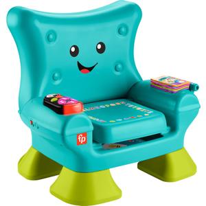 Fisher-Price Toddler Learning Toy Laugh & Learn Smart Stages Chair with Music Lights & Activities for Infants Ages 1+ Years, Teal (Multicolor)