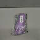 Puffer Quilted Makeup Bag Cosmetic Bags, Puffy Travel Toiletry Pouch for Women, Cute Checkered Zipper Bag Travel Essential, Portable Aesthetic Make up Organizer Bag for Gifts Work Daily (Purple,S)