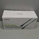 Electric Spin Scrubber Cordless Dual-Brush, IPX7 Waterproof Bathroom Power Scrubber Removalbe Extendable Handle with Digital Display, 2 Speeds, 6 Brush Heads for Bathroom, Tub, Tile, Shower, and Car