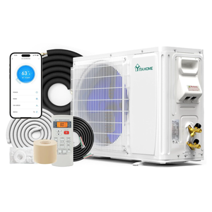 YITAHOME 12000 BTU Mini Split Air Conditioner Heat Pump System, Wifi Enabled 20 SEER2 115V Inverter Ductless AC Cool Up to 750 Sq. Ft, Compatible with Alexa, Complete Installation Kit, White