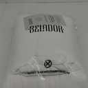 BELADOR Queen Comforter - White Duvet Insert, All-Season Down Alternative, Mid-Plush Lightweight, Box Quilted Siliconized Fiberfill, Oeko-Tex Hotel Comforter