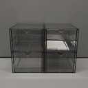 Versatile Acrylic Makeup Organizer, Drawer Organizer - Transparent Desktop Storage for Cosmetics, Office Supplies & More - Clear Organizer for Home & Office Use