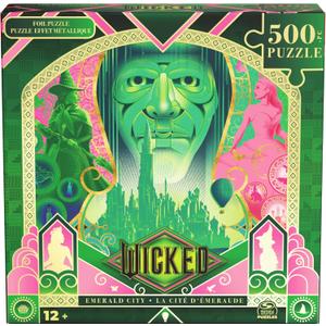 Spin Master Games, Wicked Puzzle, 500-Piece Lenticular Puzzle, Puzzles for Adults, 500-Pieces, for Adults & Kids, for Ages 12 & Up