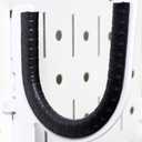 Rubber Hook Liner for Wall Control Slotted Pegboard Hooks and Brackets - Easy to Apply Protective Rubber Coating Liner for Wall Control Brand Peg Hooks Only - 3 Feet of Rubber Hook Liner (Black)