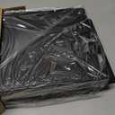 Wenqik 4 Pcs Stackable Paper Trays Rectangular Plastic Desk Holder Desktop Document File Organizer Storage Letter for Office Classroom (Black)