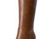 DREAM PAIRS Knee High Boots for Women Platform Square Toe Chunky Block Heeled Stylish Comfortable Tall Boots with Side Zipper, 6.5