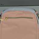 LOVEVOOK 40L Travel Backpack for Women & Men, Airline Approved Carry On Luggage with 3 Packing Cubes, TSA Overnight Bags, Waterproof Personal Item Bag, Weekender Essentials Backpacks Fits 17" Laptop, Pink-Light Grey