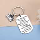 KINMES College Graduation Gifts for Her, Class of 2025 Keychain Inspirational Christian Keychain, Master Degree Phd Graduation Gifts for Her Girls Daughter