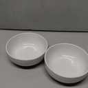 AmorArc Stoneware Cereal Bowls for Kitchen, 22 ounce Ceramic Soup Bowls Set of 2 for Oatmeal Snacks Soup Cereal, Scratch-Resistant Kitchen Bowls, White