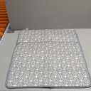 SUBEKYU Dish Drying Mats for Kitchen Counter, Microfiber Absorbent Dish Drainer/Rack Pads for Sink, 19.5*15.8 inch, Set of 2, Grey, leaf