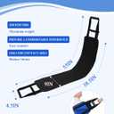 SPRING SEAON Transfer Sling - Essential Transfer Belt Lifting Strap for Elderly and Disabled with Mobility Aids- Lift Assist Gait Belts for Seniors for Home, Hospital, Nursing Care (Blue)