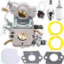 PP4218A Carburetor, PP4218AV Carburetor Repalcement for Poulan Pro PP4218AVX PR4218 PP4018 PP3314 PP3816 P3416 Chainsaw Car-buretor, Replaces Craftsman 358.350990 Chainsaw C1M-W26C 358351901 545040701