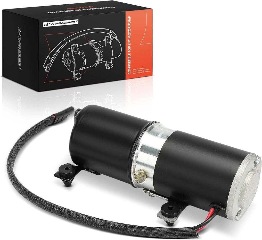 A-Premium Convertible Top Lift Motor Pump Compatible with Ford Mustang 2005 2006 2007, Replace# MP-2WIRE