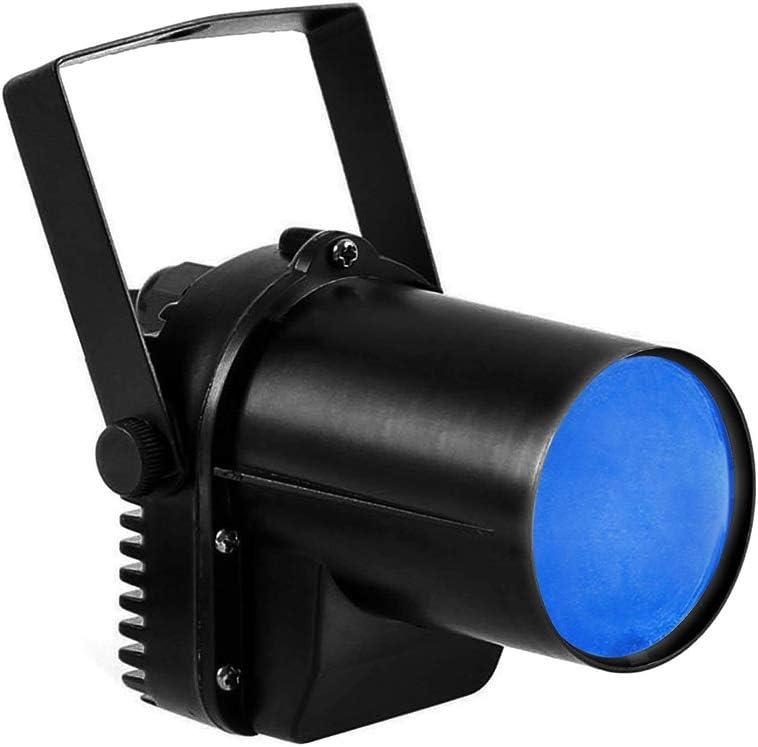 Superdream LED Beam Pinspot Stage Light DJ Mirror Spotlight for Dance Party Wedding DJ Disco Show Mirror Ball Lighting (Blue)