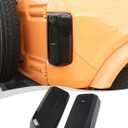 Hoolcar Tail Light Cover Rear Lamp Guard Protector Trim Frame Bezel Exterior Accessories Compatible with 2021-2023 Ford Bronco, Smoked Black (Fit for Halogen Lamps Car)