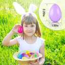 2000pcs Empty Plastic Easter Eggs ,Bulk Fillable Easter Eggs for Easter Hunt,Basket Stuffers Fillers,Theme Party Favor Decoration,Easter Classroom Prize Supplies