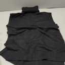 Turtlenecks for Women Mock Turtle Neck Ribbed Knit Pullover Sweater Vest Tank Tops Casual Stretchy, Size S