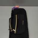 mommore Stroller Organizer with Insulated Cup Holders, Adjustable Stroller Caddy with Detachable Phone Bag, Stroller Accessories Fits for Uppababy, Doona, Jogger, Britax (Black)