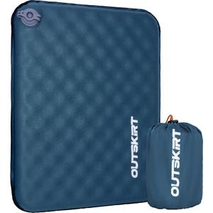 OUTSKIRT Inflatable Seat Cushion Self-Inflating Portable Stadium Airplane Travel Foam Cushion Pad for Sports Events Camping