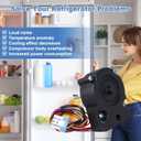 EAU63923602 Refrigerator Condenser Fan Motor Compatible with LG Fridge Refrigerator, Replaces ODM-001F-4B, AP6317196, PS12383670 DC 12V 1A for Fridge Radiator Freezer Freezing Fans