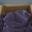 Madison Park 800GSM Bathroom Towel Set of 8 100% Cotton Bath Towel Set for Bathroom Luxurious Highly Absorbent 2 Bath Towels 2 Hand Towels 4 Washcloths Quick Dry Spa Quality Purple (Multi-Size Set (30 x 54, 16 x 28, 13 x 13 In))