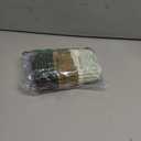 Mifoci 600 Pcs Mini Oval Cupcake Papers Disposable Brownie Baking Cups Cake Loaf Pan Liners Boat Shaped Muffin Cupcake Wrappers for Weddings Birthdays (White Brown Coffee)