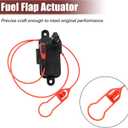 X AUTOHAUX Fuel Flap Actuator 4L0862153D for Audi Q7 Q3 A7 A6 S7 S6 RS7 RS5 2.0L 3.0L 4.0L Fuel Flap Door Cap Release Lock Actuator Fuel Filler Door Opener Actuator 2 Pin