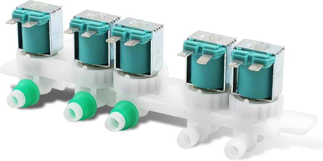 Water Inlet Valve Assembly for Samsung Washer WA52M7750AW/A4 WA52M7750AV/A4 WA52M8650AV/A4 WA52M8650AW/A4 WA52J8700AP/A2 WA52J8700AW/A2 WA50R5400AV/US WA48J7700AW A2 WA50F9A6DSW A2