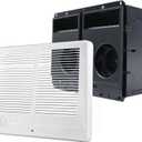 CSTC302TW Twin Electric Wall Heater - Wall Heater At 3000/2250 Watt And 240/208 Volt With White Grille 10236/7677 BTU Electric Wall Heaters Suitable For Kitchens, Front Rooms, Halls