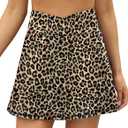LouKeith Tennis Skirts for Women Pleated Crossover High Waisted Athletic Workout Golf Skorts Skirts with Shorts Pocket (M)