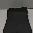 Memory Foam Neck Pillow Car Comfortable Seat Supports Lumbar Backrest Car Seat Headrest Cushion Pads for Neck Pain Relief(S Beige Pillow)