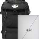 Kalesi Gym Duffle Bag Backpack 4-Way Waterproof with Shoes Compartment for travel Sport Hiking laptop (Black)